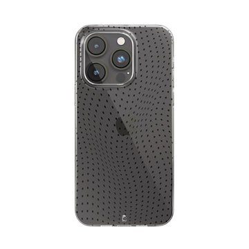 Dotted waves Clear Silicone Case