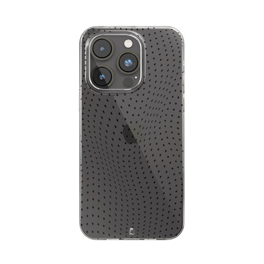 Dotted waves Clear Silicone Case