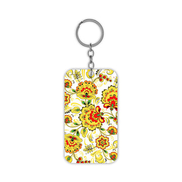 Yellow Flower Keychain