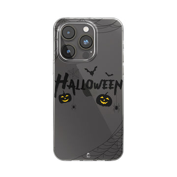 Happy halloween Clear Silicone Case