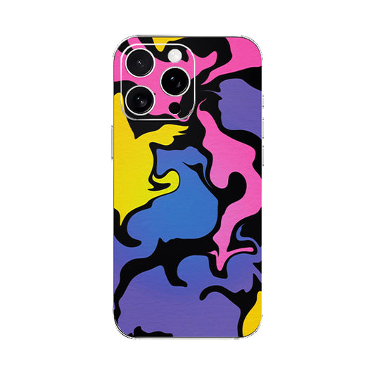 Black Wavy Camo Mobile Phone Skin