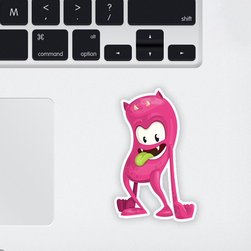 Crazy Monster  Laptop Sticker