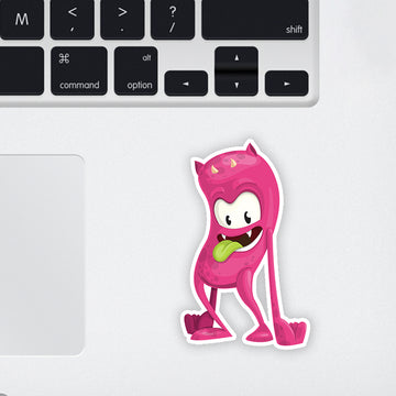 Crazy Monster  Laptop Sticker