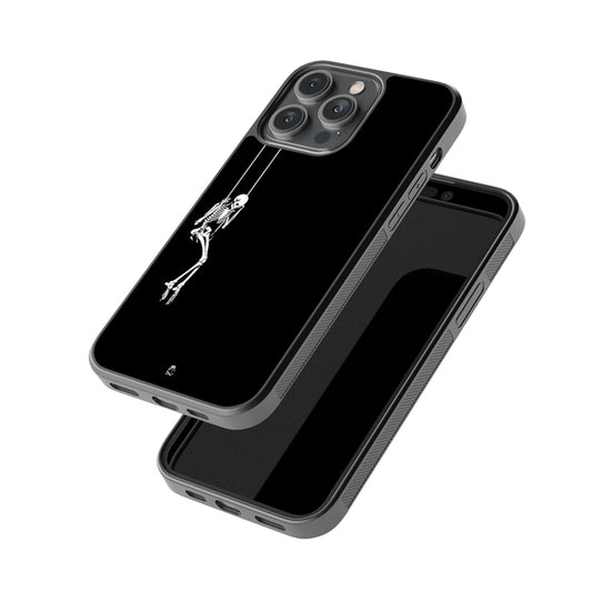 Hanging Skeleton Glossy Metal Case