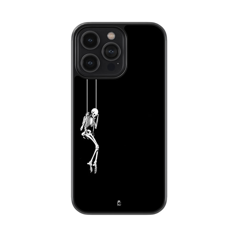 Hanging Skeleton Glossy Metal Case