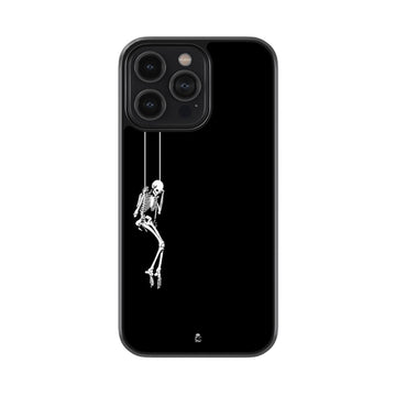 Hanging Skeleton Glossy Metal Case