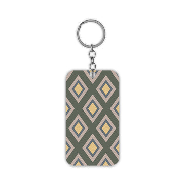 Diamond Pattern Keychain