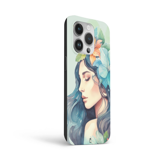Beautiful Lady Flexible Soft Silicone Case