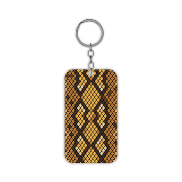 Snake Skin Keychain