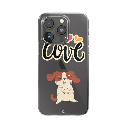 Lovely love Clear Silicone Case