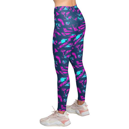 Neon Mix High Waist Leggings