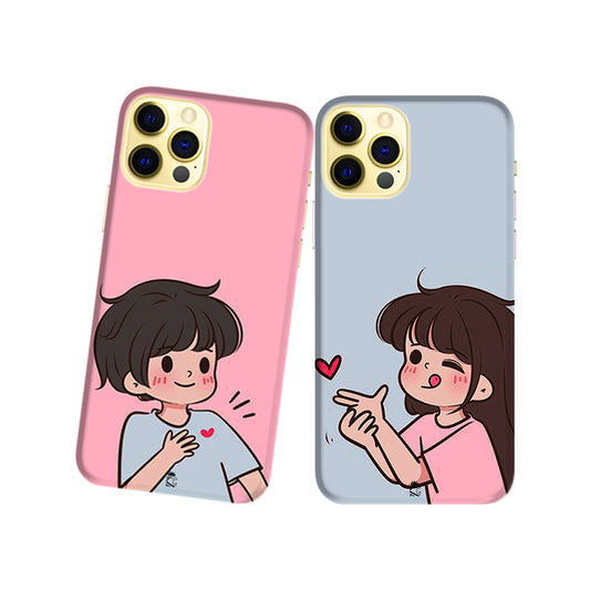 Cupid Shot Slim Hard Couple Phone Case