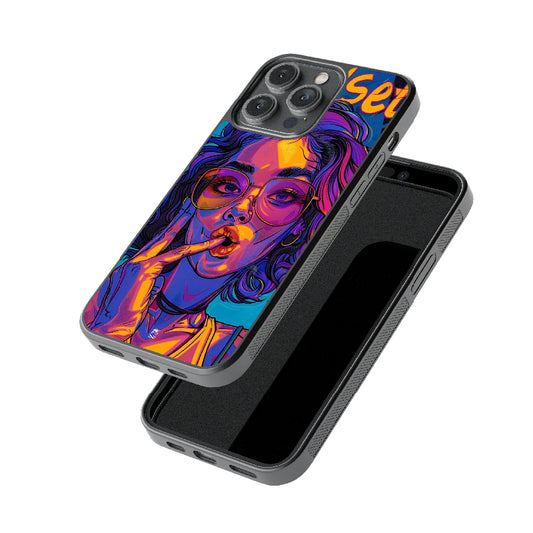 Neon Beauty Glossy Metal Case