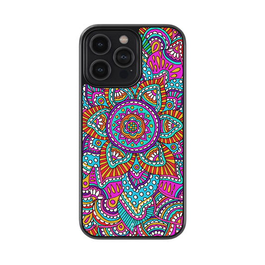 Pop Mandala Glossy Metal Case