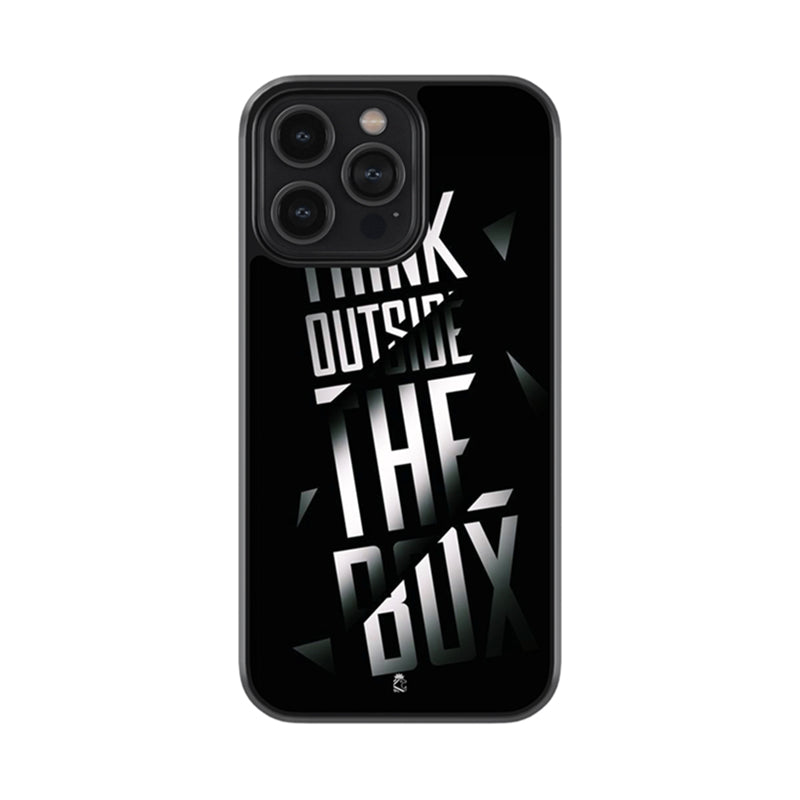 Think Outside The Box glossy metal case