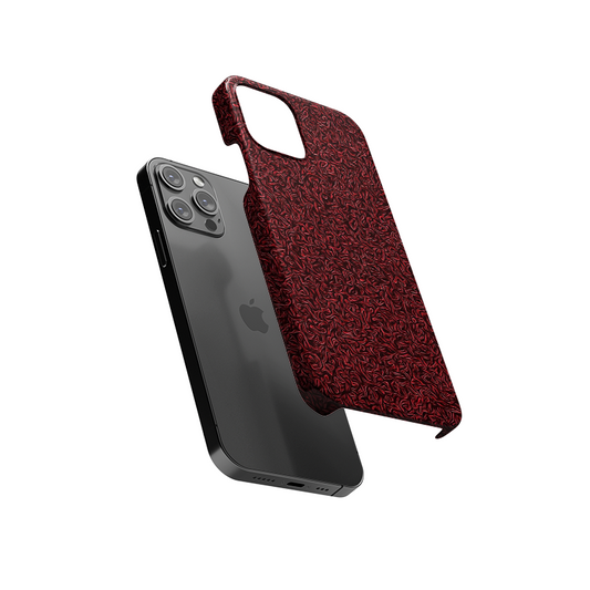 Red Mooshie Design Slim Hard Case