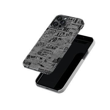 Meshed Newspaper Slim Hard Case