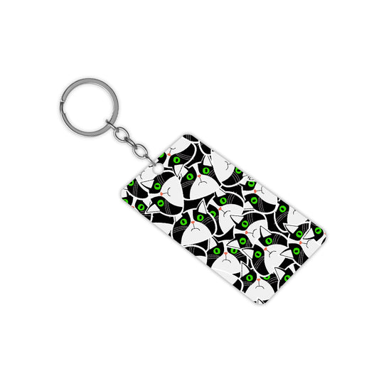 Trippy Cats Keychain