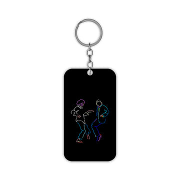 Vibing Dance Keychain