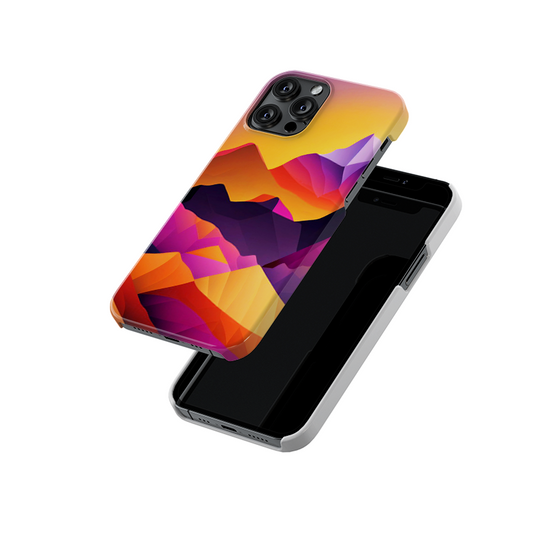 Abstract Mountains Slim Hard Case