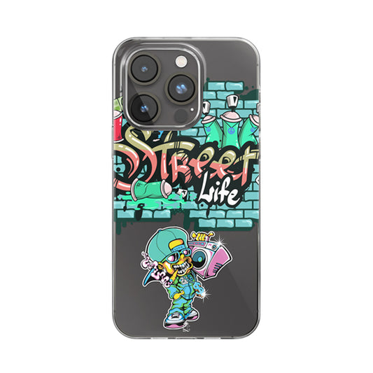 Street Life Clear Silicone Case