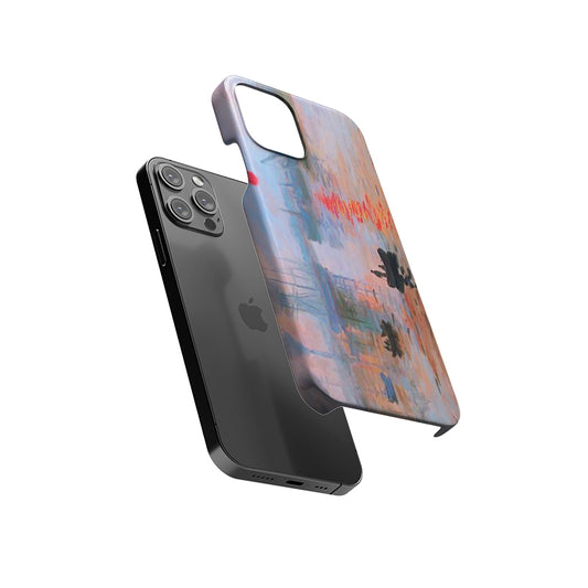 Impression, Sunrise Claude Monet, 1872 Slim Hard Case