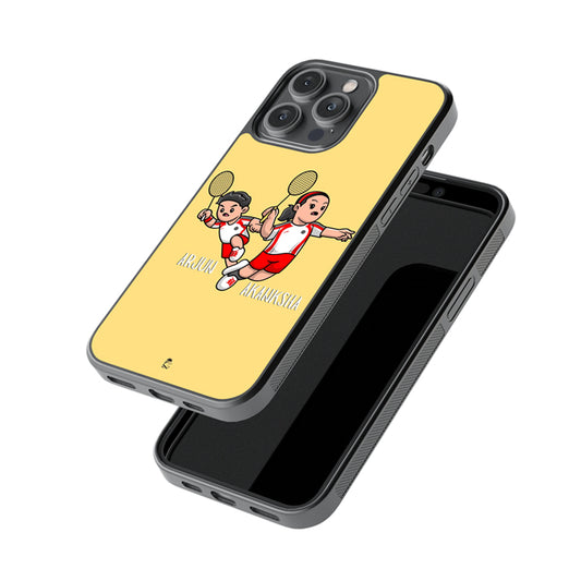 Custom Badminton Squad Glossy Metal Case