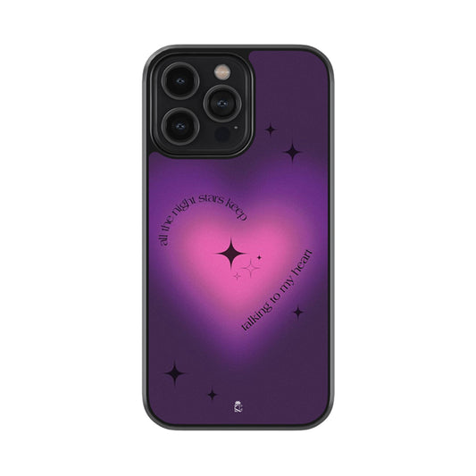 Talking To My Heart Glossy Metal Case