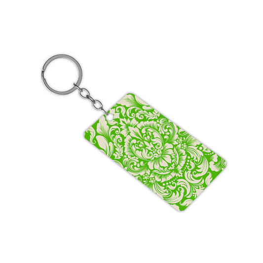 Green Motif Keychain
