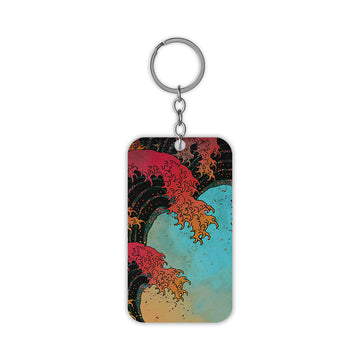 Waves Keychain