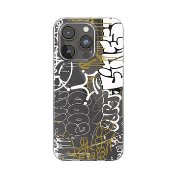 Graffiti Clear Silicone Case