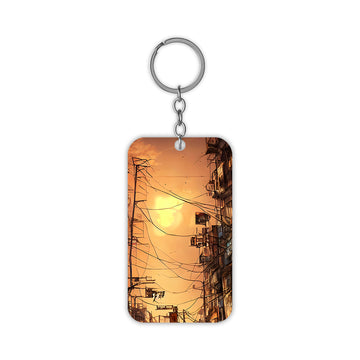 Clumsy Street Keychain