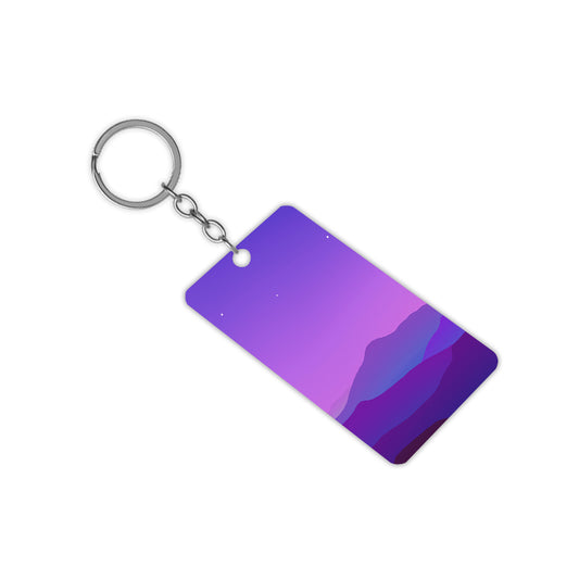 Purple Mountain Keychain