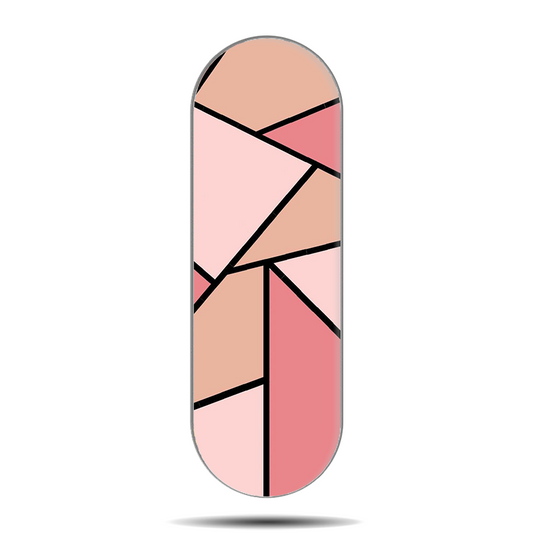 Pink Mad Angles Phone Slider Grip