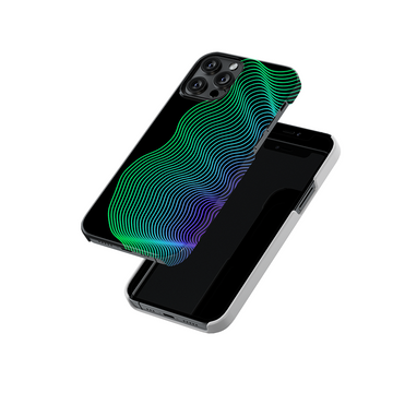 Rainbow Wave Slim Hard Case