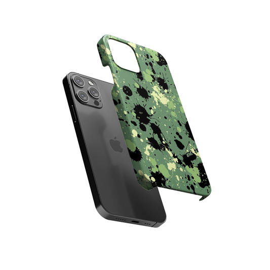 Green Camo Slim Hard Case