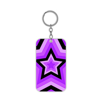 Purple Star Keychain