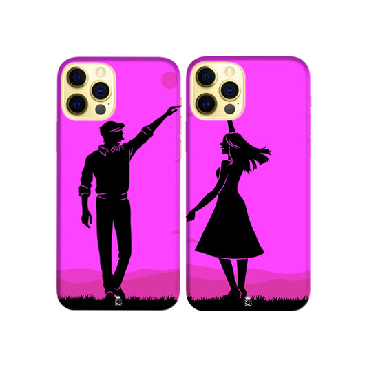 Dancing Enjoyable Slim Hard Couple Phone Case