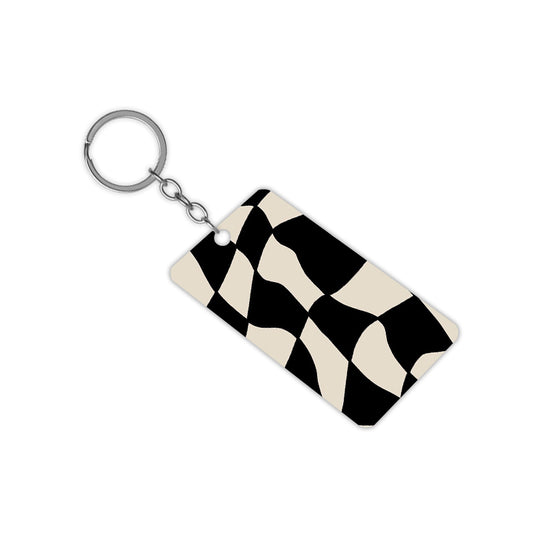Winning Flag Wave Keychain