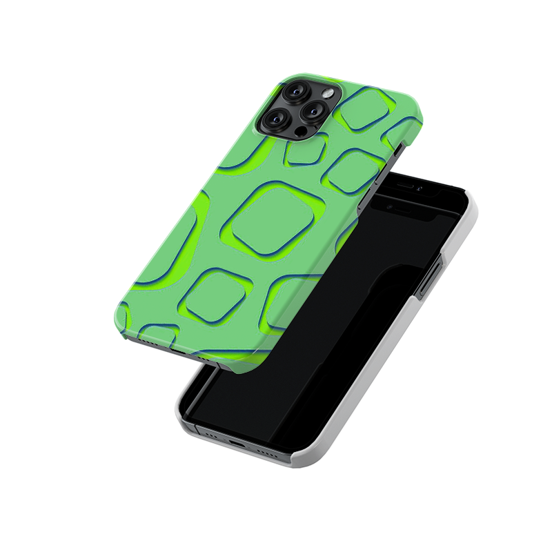 Green Cubes Slim Hard Case