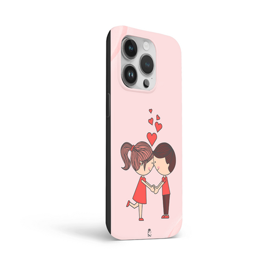 Cute Little Couple Flexible Soft Silicone Case