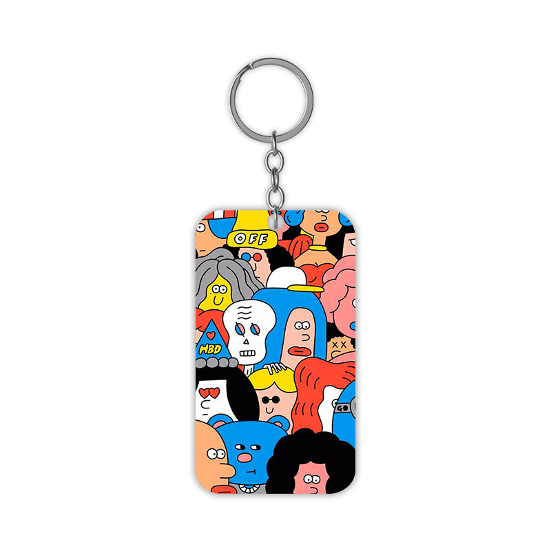 Attention Peoples Keychain