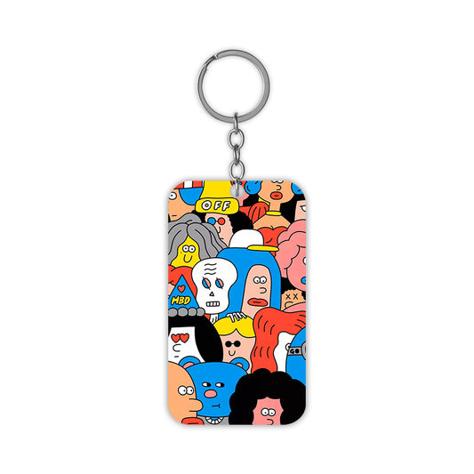 Attention Peoples Keychain