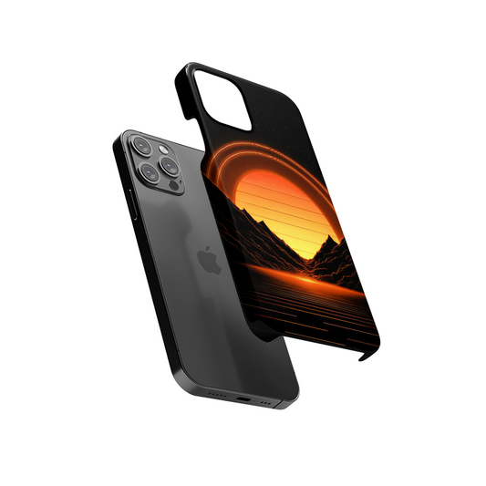 Orange Sun Slim Hard Case