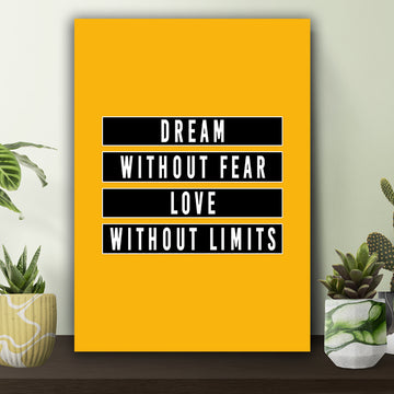 Dream Without Fear Poster