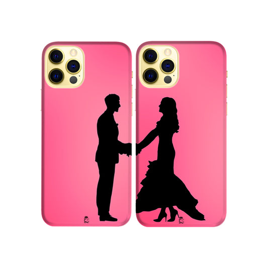 Be My Valentine Forever Slim Hard Couple Phone Case