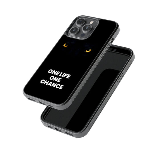 One Life One Chance Glossy Metal Case