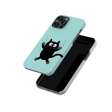 Cat Scratching Wall Slim Hard Case