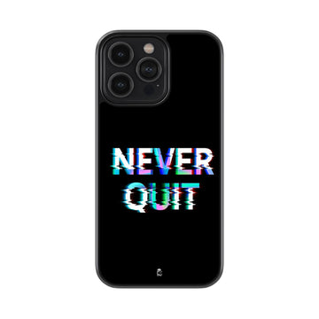 Never Quit Glossy Metal Case