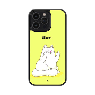 Miaow *Uck  Glossy Metal Case